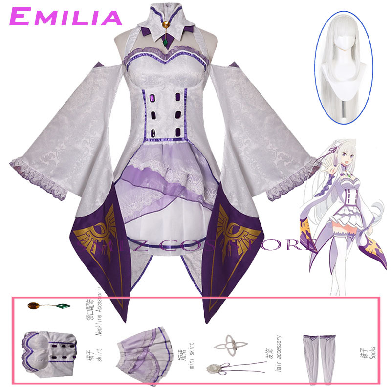 Anime Cosplay Ladies - Costume Cosplay di Emilia da Re