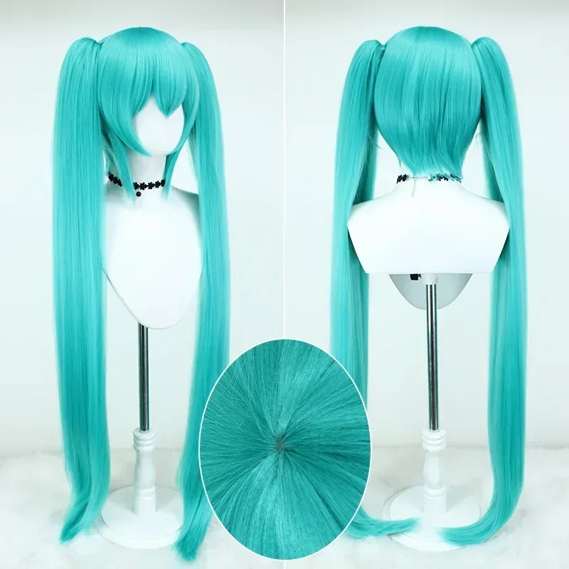 Anime Cosplay Blue Hair - Parrucca Cosplay Miku 2026, 105 cm,
