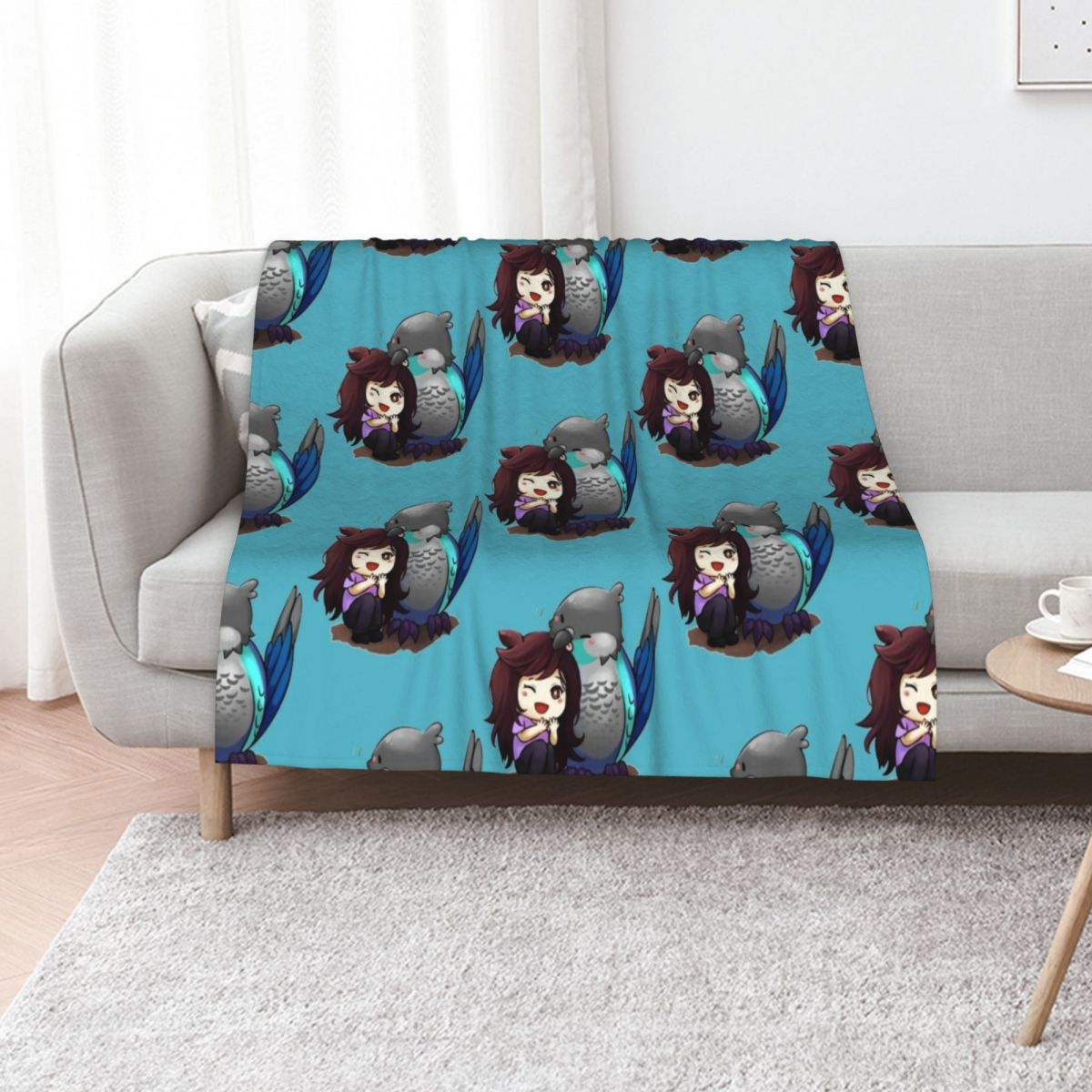 Anime Cosplay Idea - Coperta decorativa a tema Love Bird,