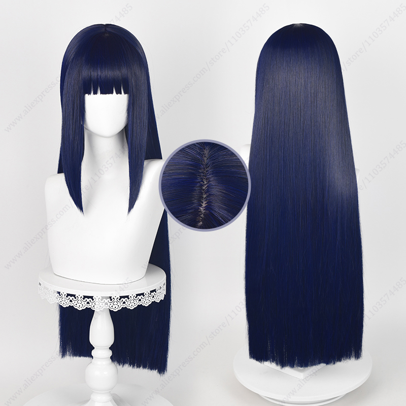 Anime Cosplay Blue Hair - Parrucca Cosplay Hinata Hyuga, capelli da