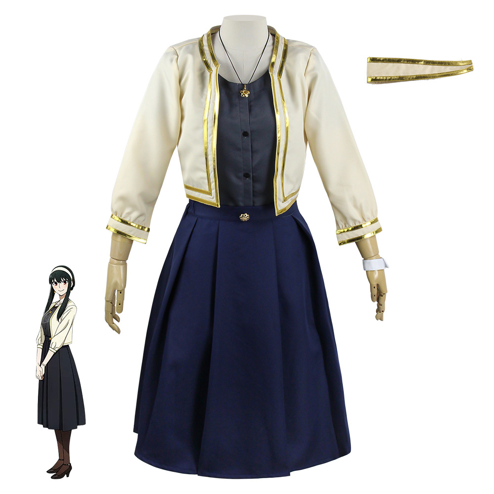 Costume Cosplay Anime Spy x Fa - Anime Cosplay Blue Hair recensione e prezzo