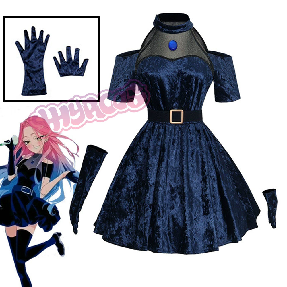 Mizi Cosplay Anime Alien Costu - Anime Cosplay Blue Hair recensione e prezzo