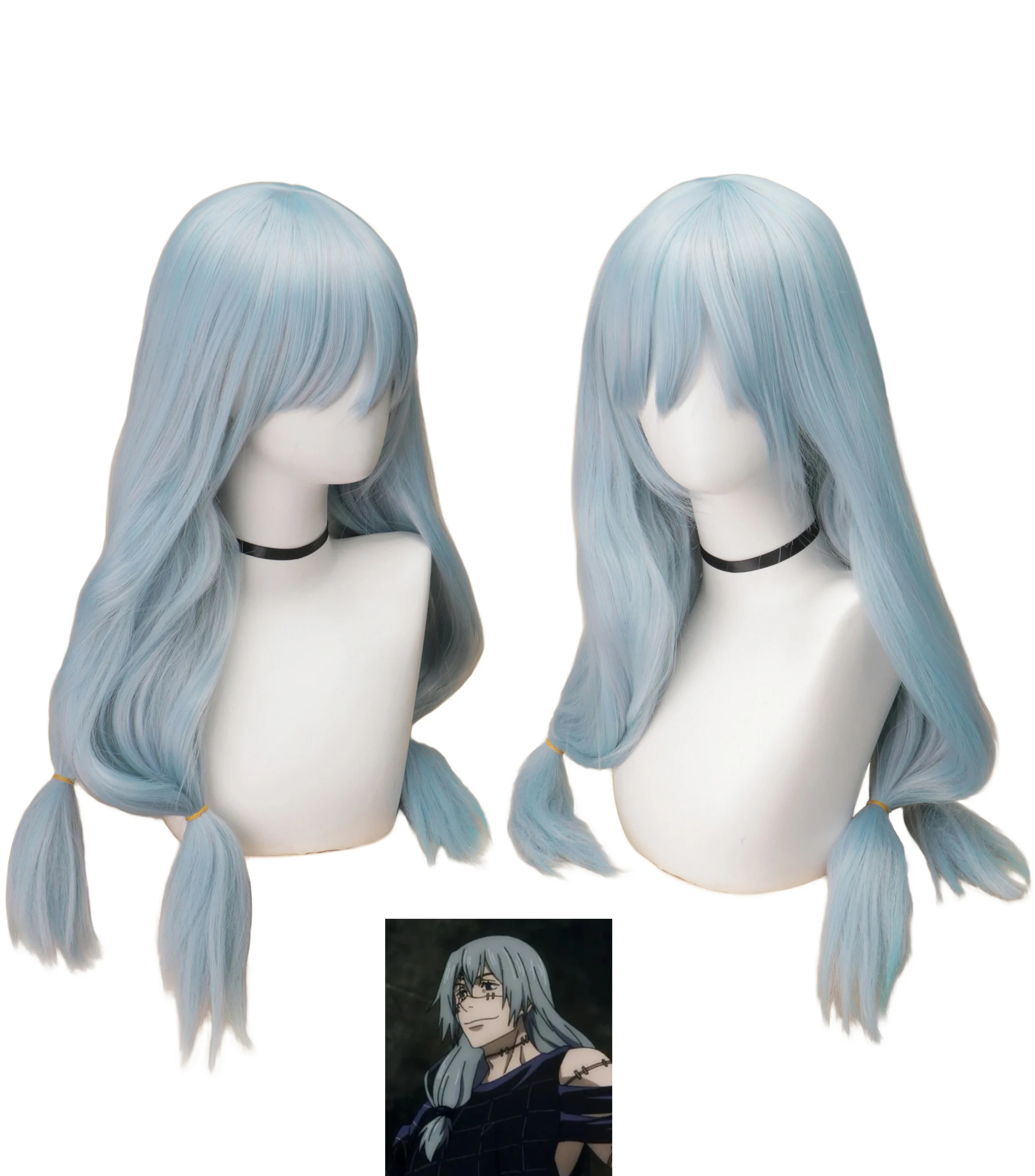 Anime Mahito Cosplay Jujutsu K - Anime Cosplay Blue Hair recensione e prezzo