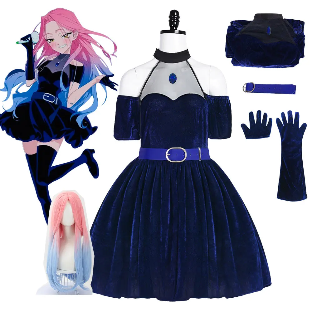 Costume Cosplay Anime Alien St - Anime Cosplay Blue Hair recensione e prezzo